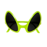Widmann 0347O - Brille von Außerirdischem, Accessoire, Halloween, Mottoparty, Karneval, Grün - 1