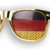 WM Fanbrille - Deutschland gold Doppellogo KIDS - Sonnenbrille - Fan Artikel - 2