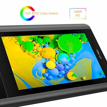 XP-PEN Artist 12 Grafikmonitor Drawing Pen Tablet Pen Display 1920 X 1080 HD IPS mit Touch Bar Zeichnen Stift P06 mit dem Radiergummi zum Fernunterricht Home-Office (Artist 12) - 4