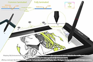 XP-PEN Artist 12 Pro 11,6 Zoll Grafiktablett mit Pen IPS Display Drawing Tablet 60° Neigungserkennung für Fernunterricht Home-Office - 3
