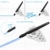 XP Pen Artist 15.6 Pro Grafikmonitor 15.6 Zoll HD IPS Pen Display PA2 Stift mit Tilt-Funktion Grafiktablett mit 8 Schnelltasten und 1 Red Dial - 4