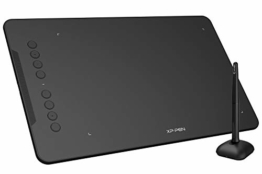 XP-PEN Deco 01 V2 Grafiktablett Drawing Tablet Neigungsfunktion Mobiles Zeichentablett zum Malen & für Fotobearbeitung für Fernunterricht Home-Office - 1