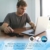XP-PEN G430S 4X 3 Zoll Grafiktablett OSU! Spielen Pen Tablet Stift Tablett 8192 Druckempfindlichkeitsstufen für Fernunterricht Home-Office (G430S, Schwarz) - 8