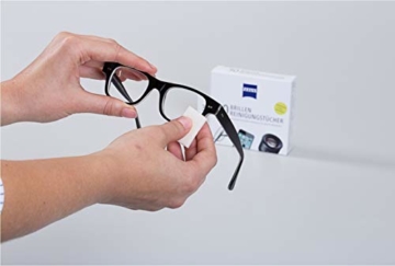 ZEISS Brillen-Reinigungstücher (200 Stk), NEUE Formulierung zur schonenden & gründlichen Reinigung Ihrer Brillengläser - 2